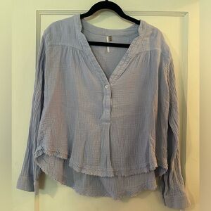 Free people periwinkle blouse